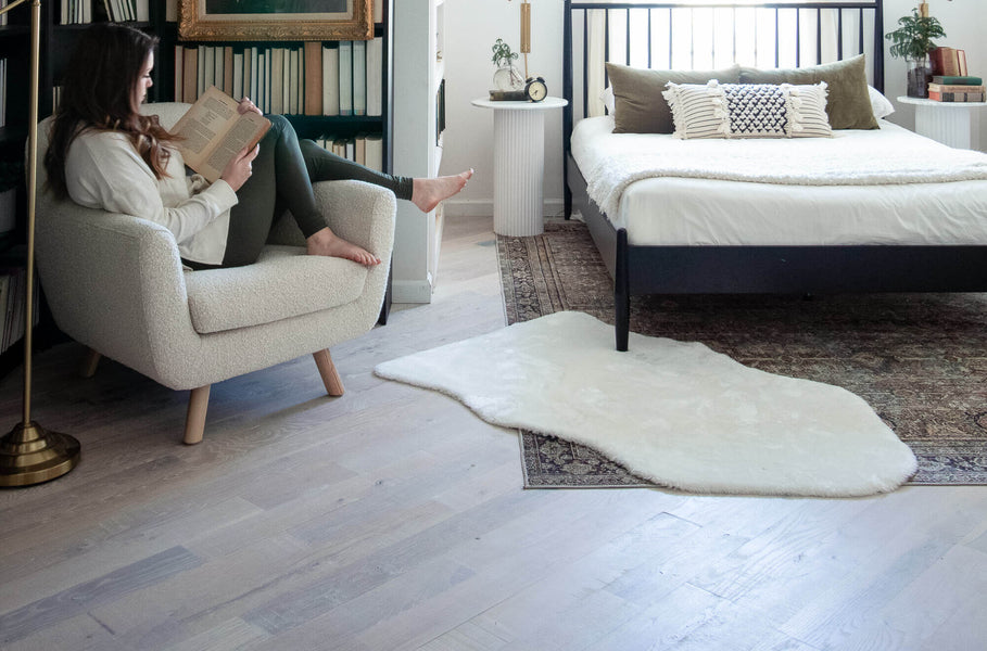 Chic and beautiful remodel with white oak floors finished with Rubio Monocoat.