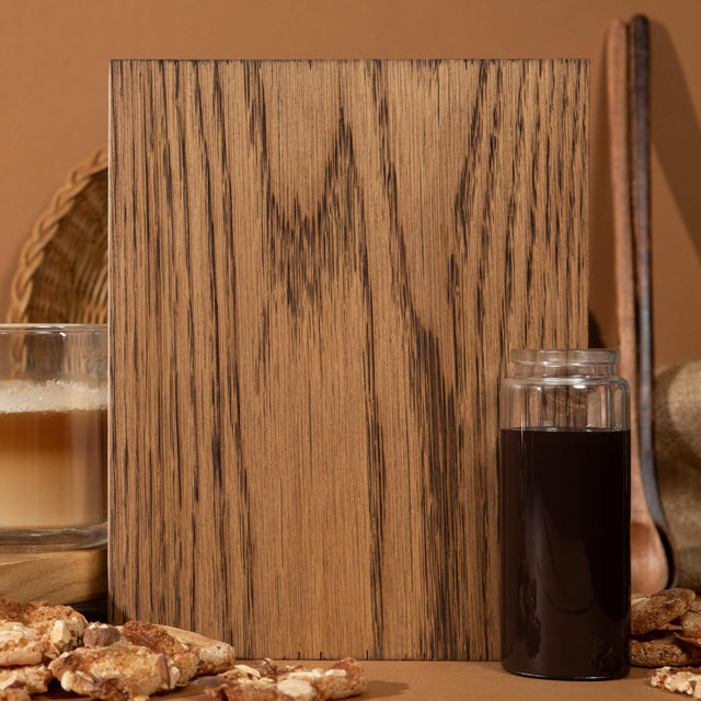 Oil Plus 2C Cortado is a hardwax oil wood stain and finish with a golden brown tone and soft caramel and honey hues.