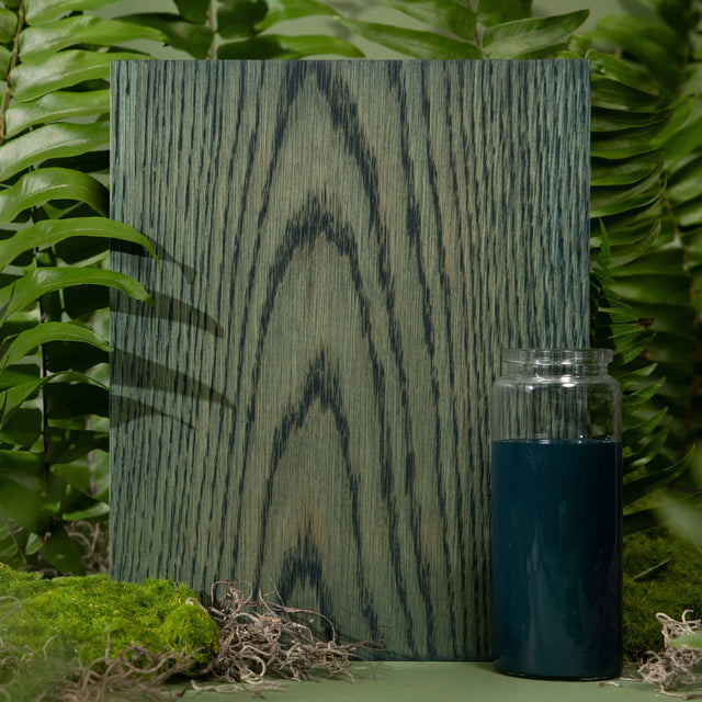 Oil Plus 2C Fern is a hardwax oil wood stain and finish with an earthy green-toned shade and subtle mossy undertones.