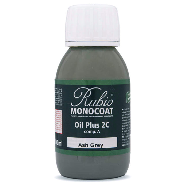 Rubio Monocoat Oil Plus 2C 100 Milliliter Ash Grey