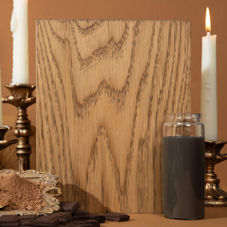 Oil Plus 2C Vienna is a hardwax oil wood stain and finish with warm medium brown color and balanced, natural appeal.